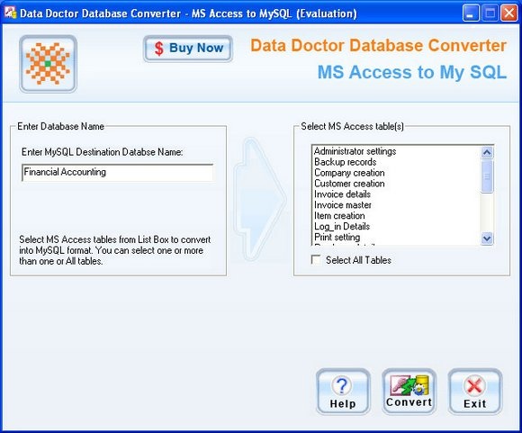 convert pdf to access database